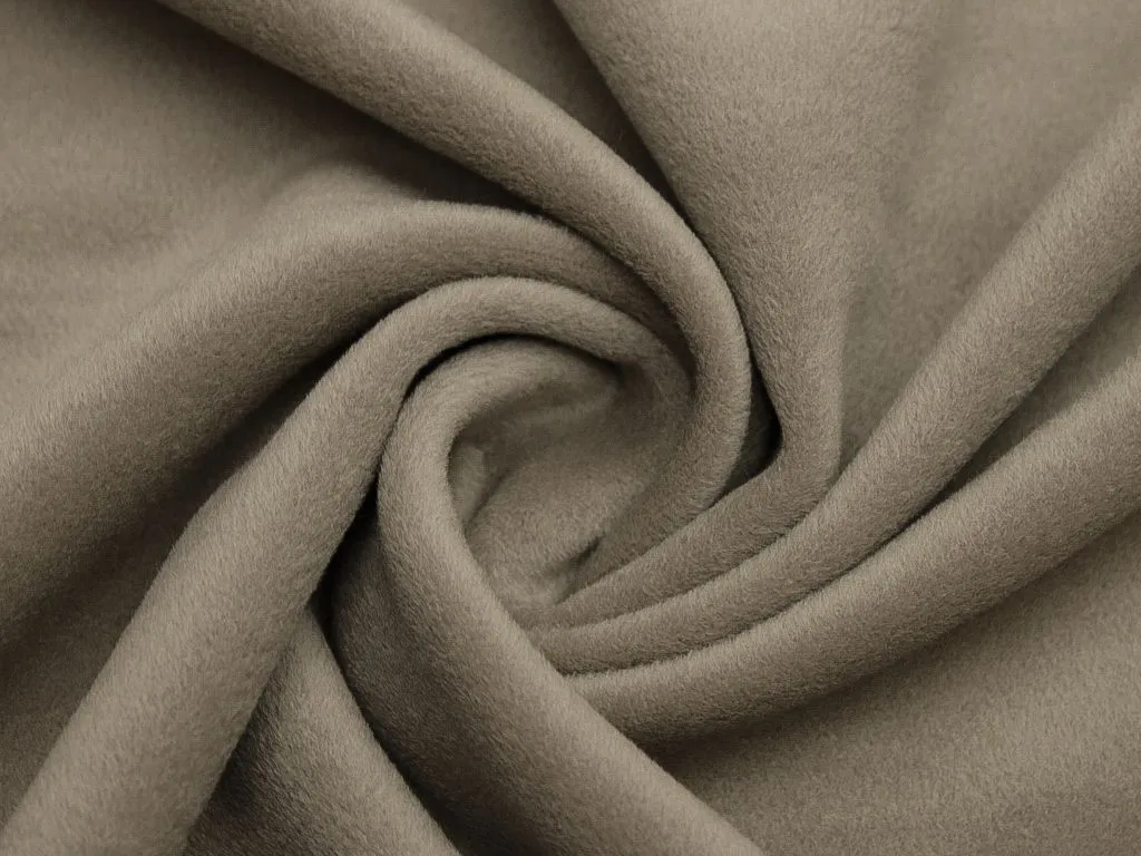 Пальтовая ткань, с коротким ворсом, бежевого цветаизображение