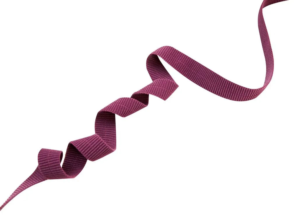 Бейка-стрейч (резинка) вязаная репсовая, фиолетового цвета, ширина 20 мм  изображение