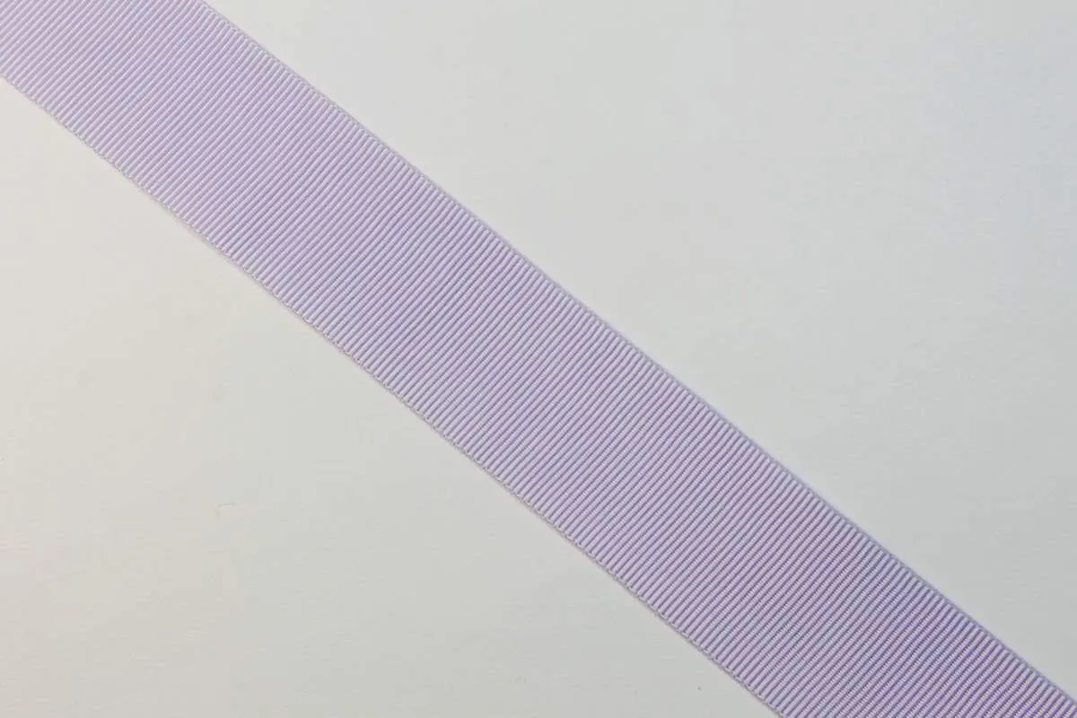 Лента репсовая декоративная, цвет неоновый фиолетовый, ширина 25 мм изображение