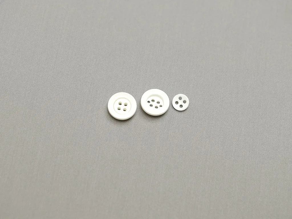 Пуговица рубашечная, 4 прокола, под обтяжку, диаметр 15 ммизображение