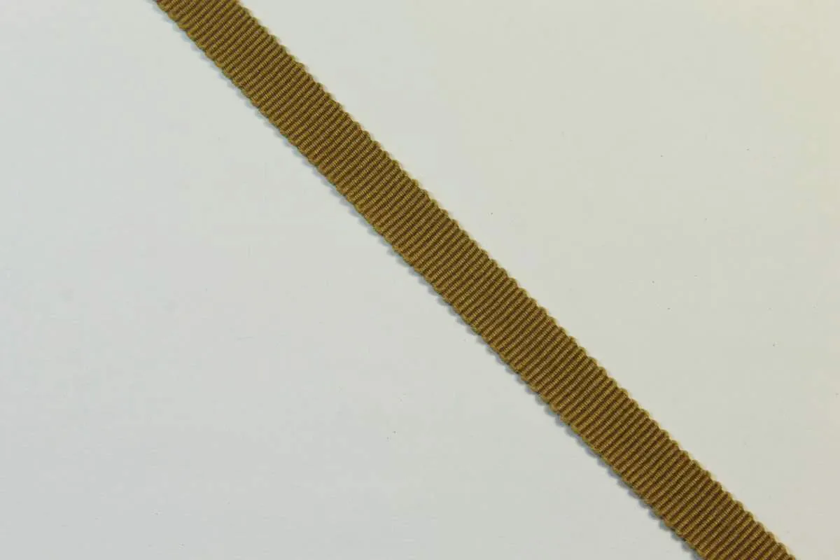 Лента репсовая декоративная, цвет светло-коричневый, ширина 10 мм изображение