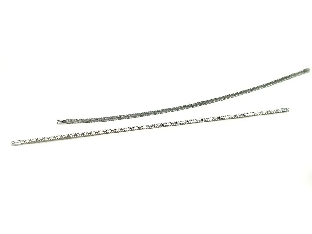 Кость корсетная, плоская, металлическая, с наконечниками, длина 270 ммизображение