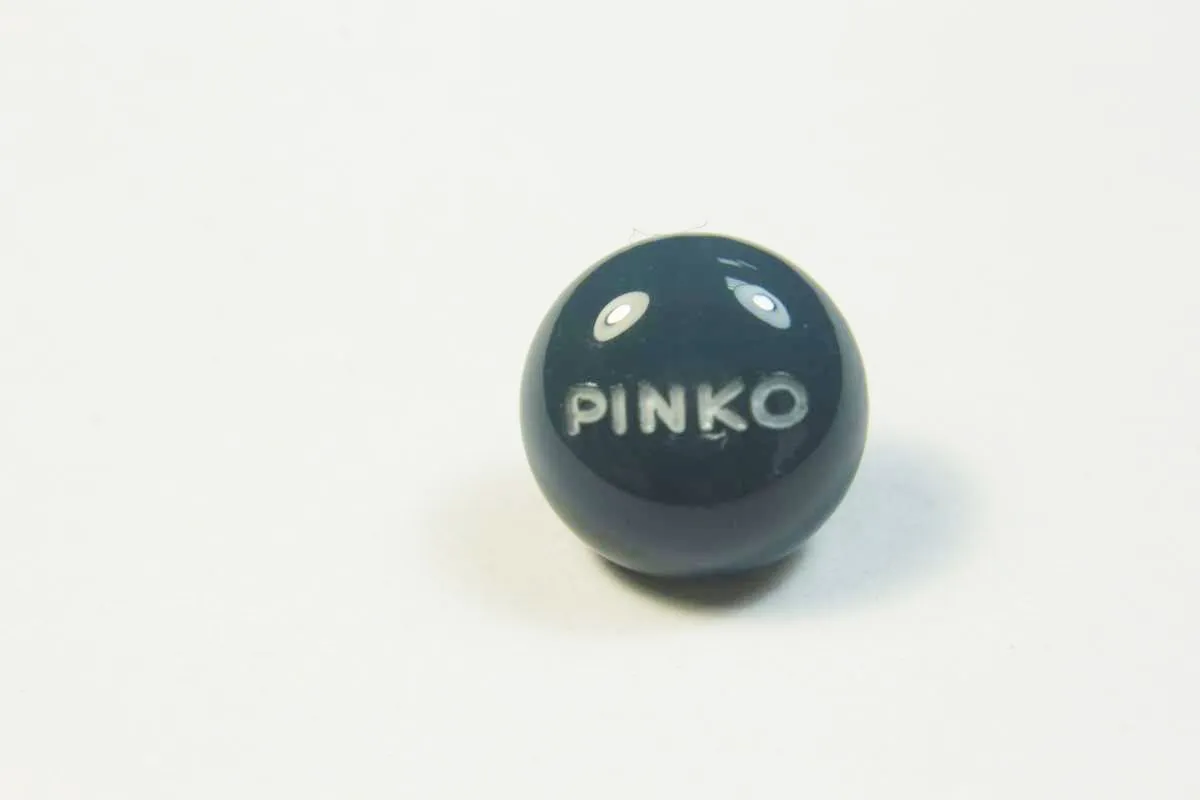 Пуговица пластмассовая на ножке,  цвет тёмно-бирюзовый, диаметр 10 ммизображение