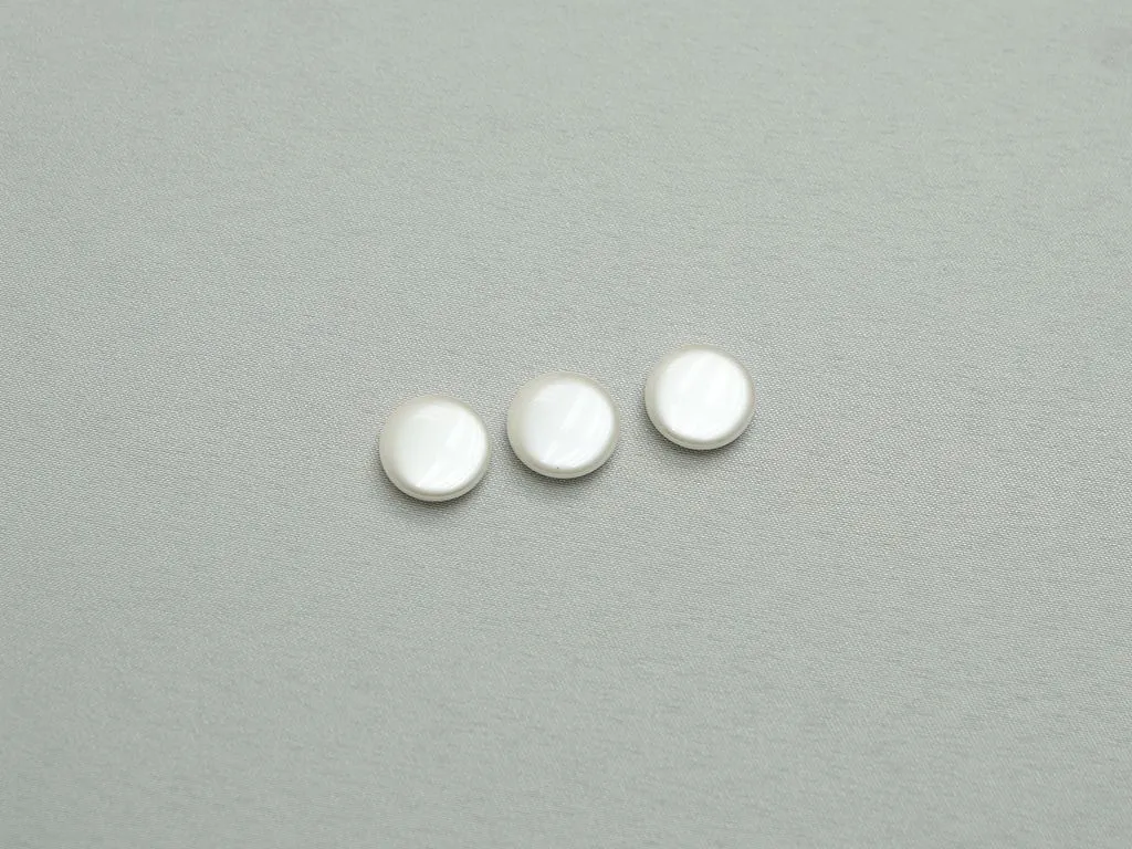 Пуговица на ножке, пластик, жемчужного цвета, диаметр 15 ммизображение