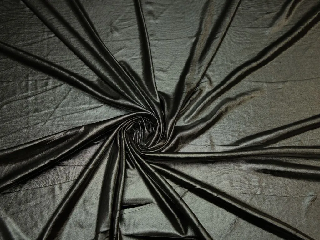 Трикотаж с эффектом "жидкого металла", цвет светлое сереброизображение