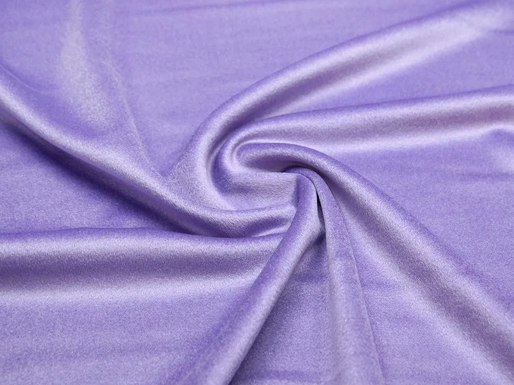 Пальтовая ткань с коротким ворсом, цвет сиреневыйизображение