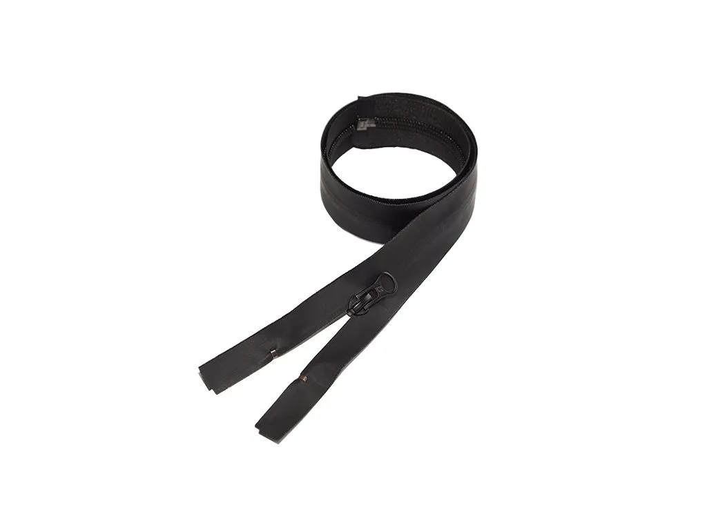 Молния витая, влагозащитная, черного цвета, разъемная,1-замок, тип 6, длина 70 см изображение