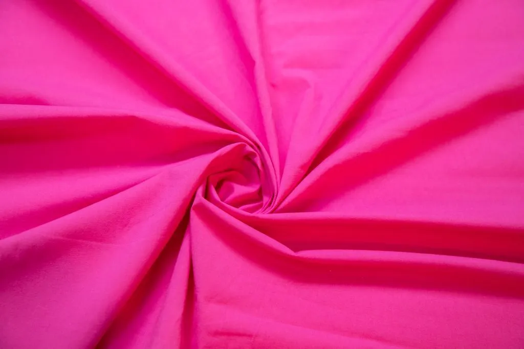 Сорочечная ткань поплин, цвет насыщенный розовый изображение