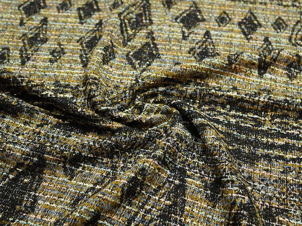 Ткань костюмная с орнаментом, раппорт 65 смизображение