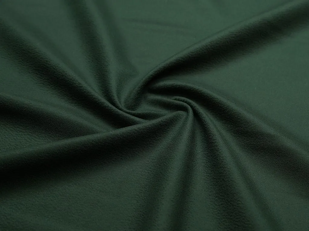 Дублированная пальтовая ткань с ворсом волной, цвет темный изумрудизображение