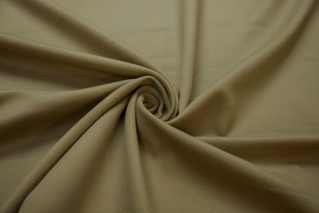 Пальтовая ткань с коротким ворсом, цвет кэмелизображение